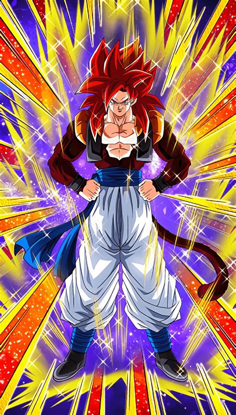 Comparativa visual de Gogeta SSJ4 y Super Gogeta INT