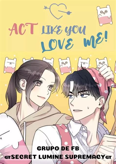 Portada del webtoon ¡Pretende que me amas!