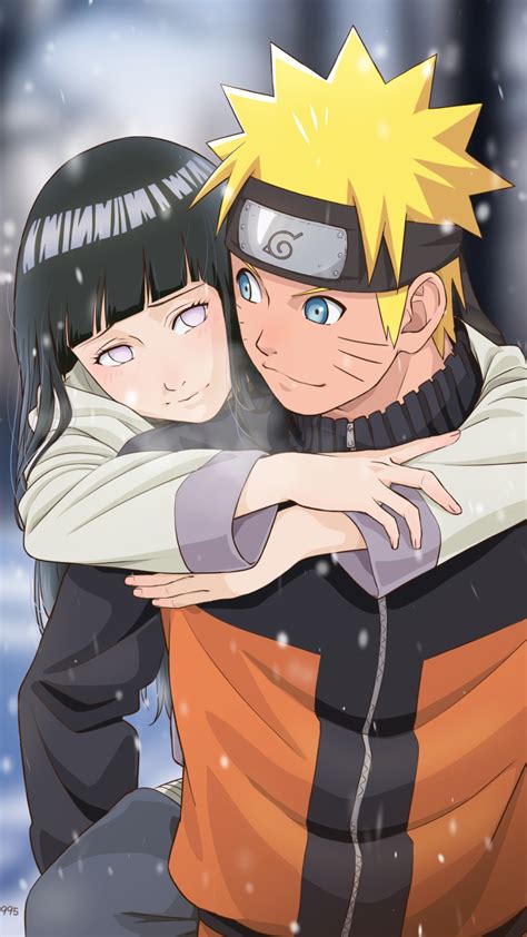 Ilustración de Naruto y Hinata caminando hacia su futuro