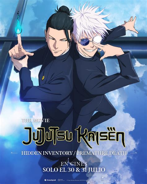 Cartel oficial de la película Jujutsu Kaisen 0 con fecha de estreno en España