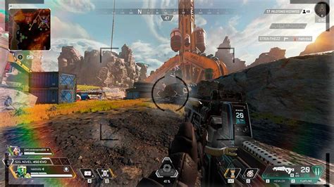 Captura de pantalla del juego mostrando a un personaje usando el Equipo de Maniobra Tridimensional contra un titán