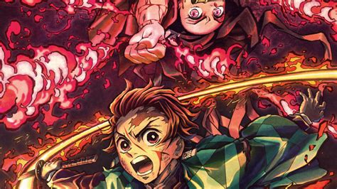 Logotipo de Kimetsu no Yaiba y Crunchyroll