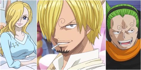 Sanji frente a su familia Vinsmoke