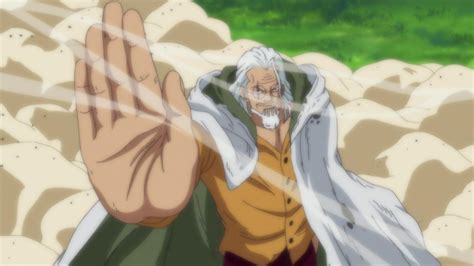 Silvers Rayleigh entrenando a Luffy