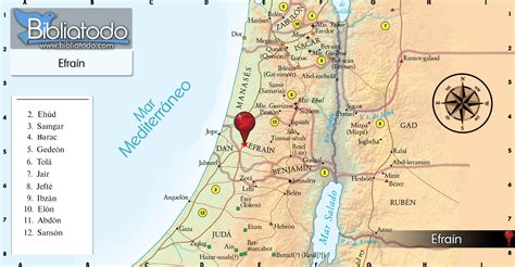 Mapa del bosque de Efraín