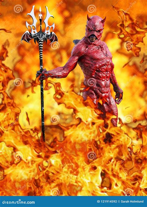 Representación del Diablo del Infierno