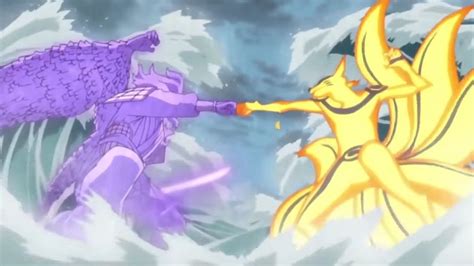 Naruto y Sasuke en su batalla final en el Valle del Fin