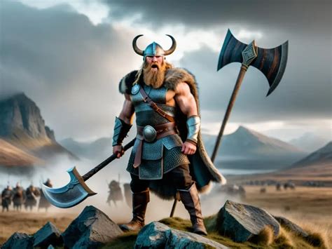 Representación visual de un guerrero en estado berserker