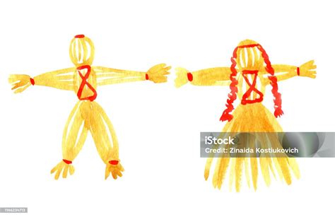 Ilustración de Casca entrenando con muñecos de paja