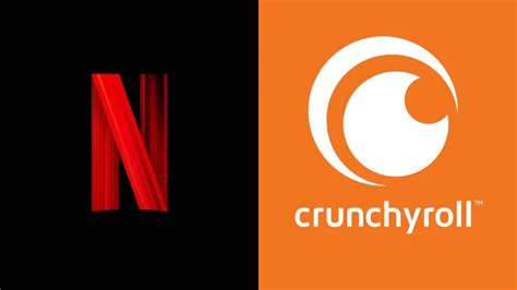 Logos de Crunchyroll y Netflix