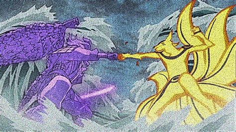 Ilustración del choque final entre Naruto y Sasuke
