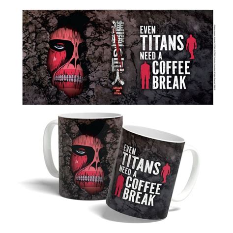 Taza con diseño de Attack on Titan