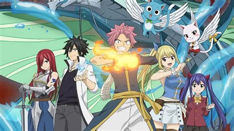 Magos de Fairy Tail preparándose para el examen