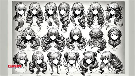 Ejemplos de peinados de chicas shojo