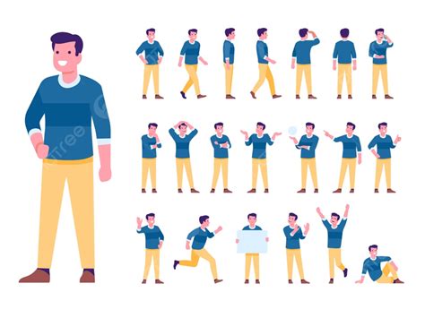 Galería de poses de personajes masculinos estilo bishie