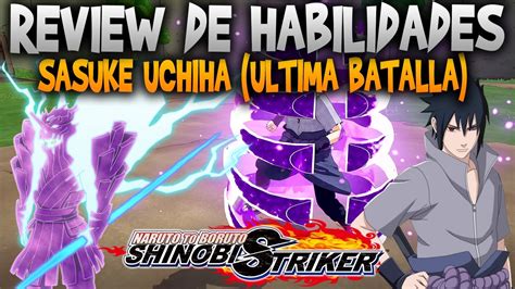 Diagrama de las habilidades de Sasuke Uchiha