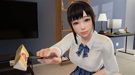 Comparación visual de VR Kanojo con y sin mods de mejora gráfica