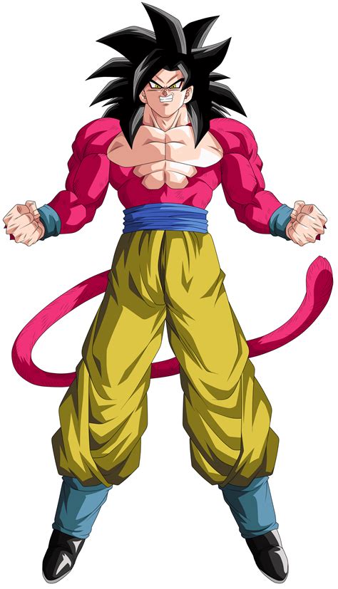 Goku en estado Super Saiyajin 4