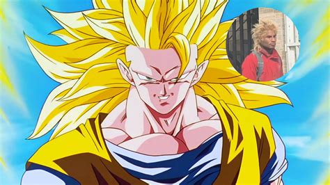 Persona entrenando como un Super Saiyajin