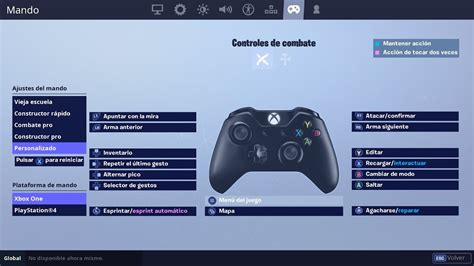 Configuración de mando para PC