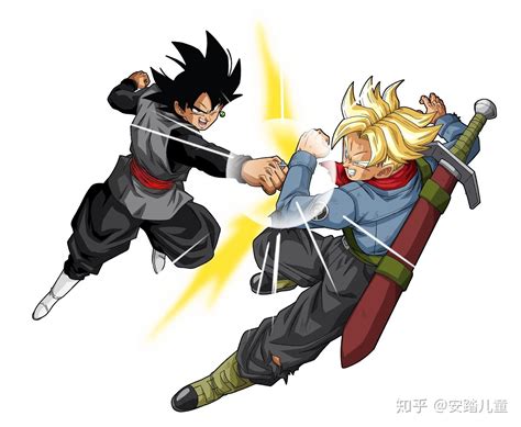 Trunks del futuro vs. Goku Black
