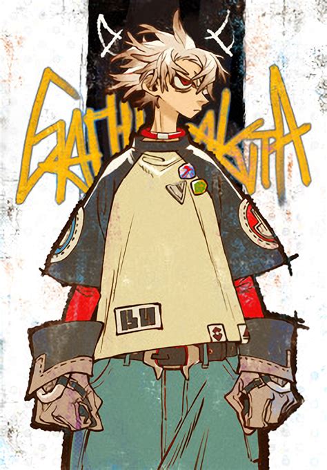 Arte conceptual de Gachiakuta con estética de grafiti