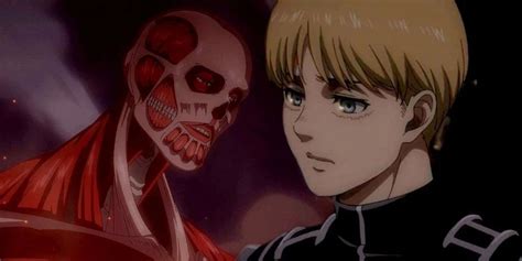 Armin como Titán Colosal en combate