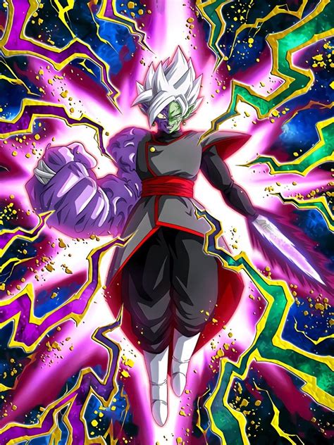 Zamas fusionado en Super Saiyan Rose