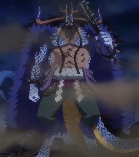 Kaido transformado en dragón