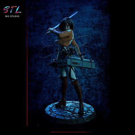 Diseño de Mikasa Ackerman en Ataque a los Titanes