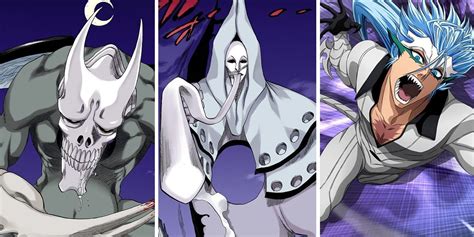 Diagrama comparativo de poderes: Humano, Shinigami, Hollow, Arrancar, Espada