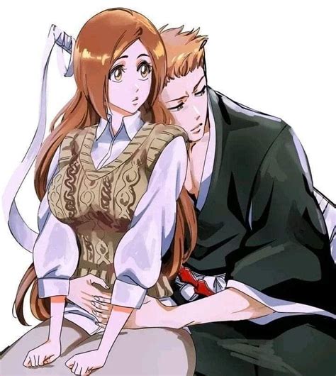 Inoue Orihime tratando de curar a Ichigo Kurosaki