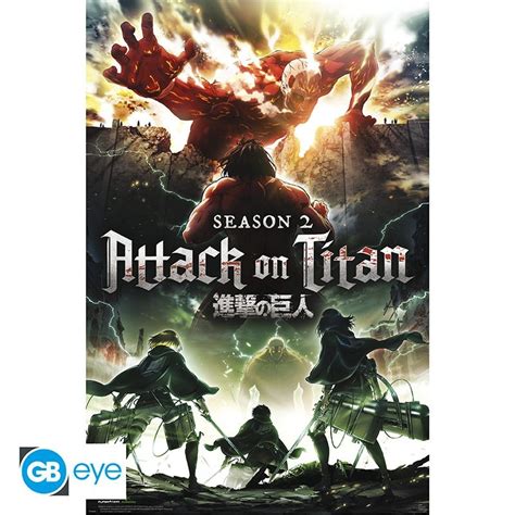 Póster maxi de Attack on Titan Temporada 2