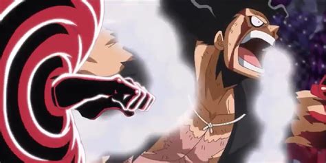 Luffy usando King Cobra contra Katakuri