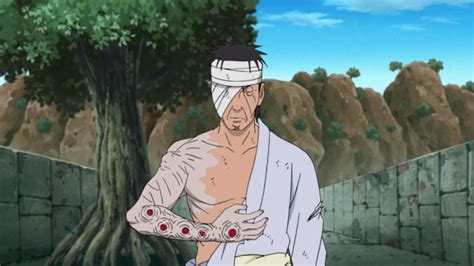 Danzō Shimura con su Sharingan