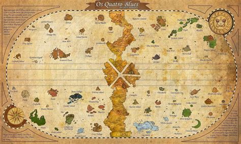 Mapa do mundo de One Piece