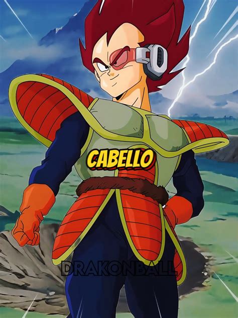 El rastreador rojo clásico de Vegeta