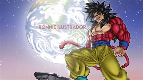 Goku en su forma Super Saiyan 4