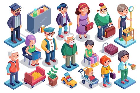 Ilustración representativa de diferentes géneros de manga