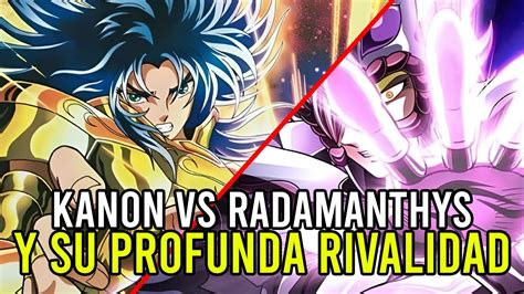 Infografía comparando a Kanon y Radamantis