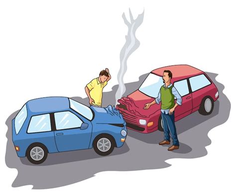 Ilustración de un accidente de coche con un aura de misterio