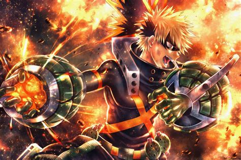 Diagrama explicando el Don de Explosión de Bakugo