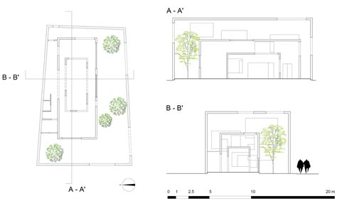 Plano de la Casa N de Sou Fujimoto
