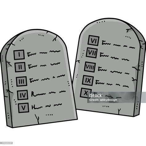 Ilustración de los Diez Mandamientos atacando una ciudad