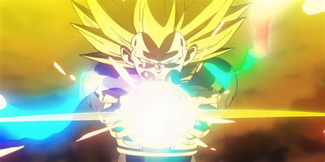 Vegeta lanzando el Final Flash contra el Dr. Lychee