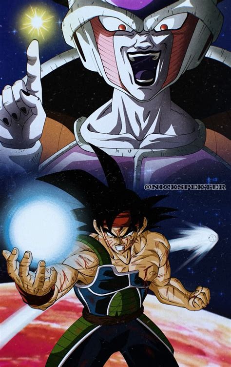 Bardock enfrentando a Freezer