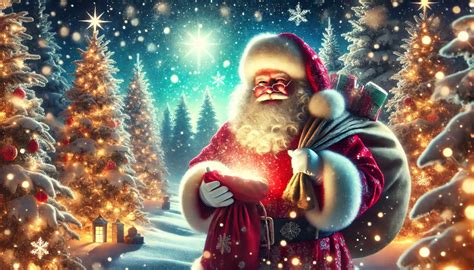 Representación de Santa Claus como una figura de muñeca terrorífica