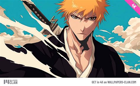 Ilustración de Ichigo Kurosaki como shinigami