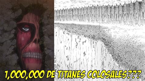 Titanes colosales emergiendo de las murallas