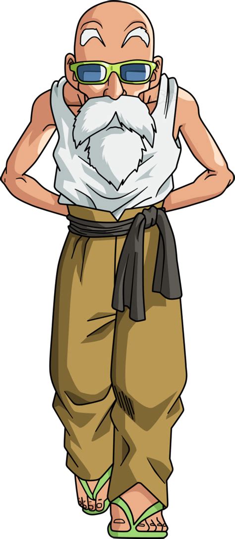 Maestro Roshi luchando vendado